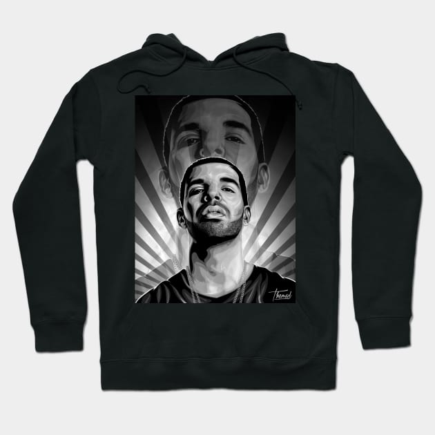 DRAKE - THE GOD Hoodie by Jey13